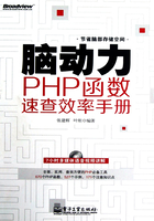 脑动力：PHP函数速查效率手册在线阅读