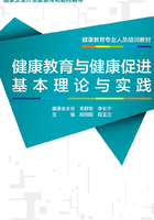 健康教育专业人员培训教材：健康教育与健康促进基本理论与实践在线阅读