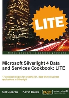 Microsoft Silverlight 4 Data and Services Cookbook: LITE