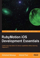 RubyMotion iOS Develoment Essentials在線閱讀