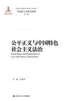 公平正义与中国特色社会主义法治（马克思主义研究论库·第二辑）