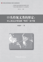 口头传统文类的界定：以云南元江哈尼族“哈巴”为个案在线阅读