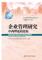 企業管理研究：中西理論的比較在線閱讀