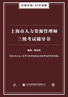 上海市人力資源管理師三級考試輔導書在線閱讀
