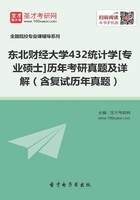 东北财经大学432统计学[专业硕士]历年考研真题及详解（含复试历年真题）