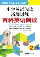 小学英语阅读拓展训练:百科英语阅读(二年级)在线阅读