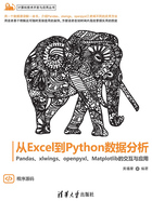 从Excel到Python数据分析：Pandas、xlwings、openpyxl、Matplotlib的交互与应用