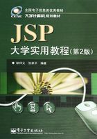 JSP大学实用教程