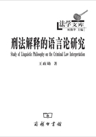 刑法解释的语言论研究在线阅读