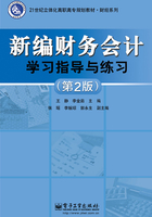 新编财务会计学习指导与练习