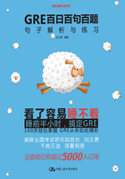 GRE百日百句百题:句子解析与练习