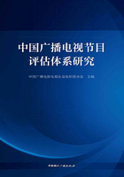 中国广播电视节目评估体系研究