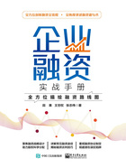 企業融資實戰手冊：全方位描繪融資路線圖在線閱讀