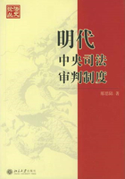 明代中央司法审判制度在线阅读