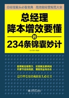 总经理降本增效要懂的234条锦囊妙计