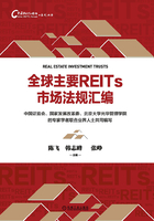 全球主要REITs市场法规汇编