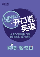 开口说英语(购物+餐饮篇)在线阅读