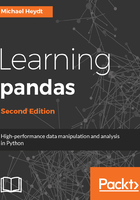 Learning pandas（Second Edition）在线阅读