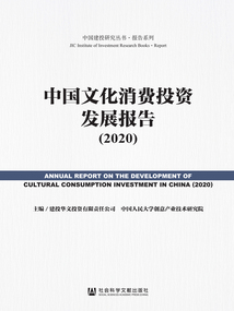 中國文化消費投資發展報告（2020）