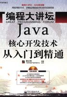 编程大讲坛：Java核心开发技术从入门到精通在线阅读