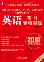 2015年MBA、MPA、MPAcc管理类联考英语写作专项突破在线阅读