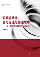 股票流动性、公司治理与代理成本：基于我国上市公司的实证研究在线阅读