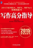 2015年MBA、MPA、MPAcc管理类联考写作高分指导在线阅读