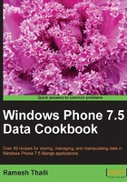 Windows Phone 7.5 Data Cookbook