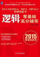 2015年MBA、MPA、MPAcc管理类联考逻辑零基础高分辅导